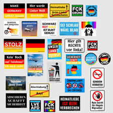 Afd aufkleber rechte gebraucht kaufen  Waldmünchen