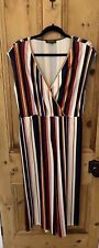 Striped jumpsuit black for sale  STOCKPORT