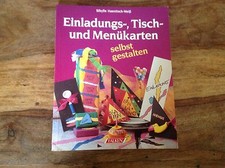 Bastelbuch einladung tisch gebraucht kaufen  Dortmund