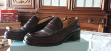 Mocassino donna bordeaux usato  Chivasso