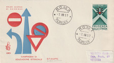 1957 fdc venetia usato  Italia