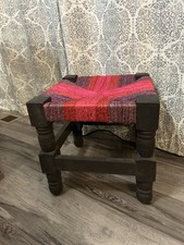 Wooden woven stool for sale  Eureka