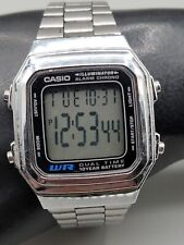 Vintage Casio LCD Relógio AR Iluminador Alarme Chrono 34mm 6.5" A178W 3234 comprar usado  Enviando para Brazil
