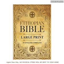 Ethiopian Bible in English Complete LARGE P, African Scriptures Revealed 2025 comprar usado  Enviando para Brazil