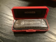Instrumentos musicais Hohner Golden Melody No.542/20 Harmonica Key of G 10 furos comprar usado  Enviando para Brazil