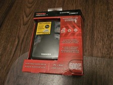 Usado, Disco rígido externo Toshiba V73600-A portátil 500GB capacidade de armazenamento novo aberto  comprar usado  Enviando para Brazil