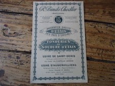 Depliant binds chedler d'occasion Depliant binds chedler d'occasion  Einville-au-Jard