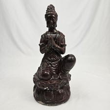 Estátua de Buda Vintage Meditação Feng Shui Tibete Decoração de Jardim de Cimento Asiático comprar usado  Enviando para Brazil
