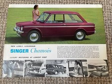 Singer chamois car for sale  BUDLEIGH SALTERTON