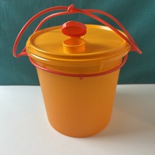 Usado, Jarro Tupperware balde redondo recipiente 5L Sunburst laranja novo comprar usado  Enviando para Brazil
