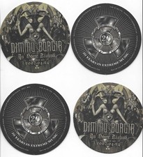DIMMU BORGIR Vintage Conjunto de 4 EUA PROMO DRINK COASTER para Diaboli CD 4x4 Estado perfeito comprar usado DIMMU BORGIR Vintage Conjunto de 4 EUA PROMO DRINK COASTER para Diaboli CD 4x4 Estado perfeito comprar usado  Enviando para Brazil