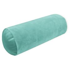 Capa rolo pescoço tamanho Mf58g leve turquesa macia microfibra veludo bolster comprar usado  Enviando para Brazil
