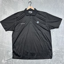 Camisa polo masculina BMW Motorrad XL preta estilo golfe logotipo bordado nova com etiquetas comprar usado  Enviando para Brazil