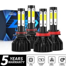 Para Honda Civic Sedan 4 portas 2016-2021 combo feixe alto baixo lâmpada de farol LED 4x comprar usado  Enviando para Brazil