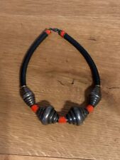 Collana etnica argento usato  Montecatini Terme
