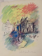 Litografia sebastiano milluzzo usato  Italia
