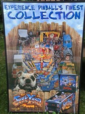 Pinball promotional posters for sale  Muskegon