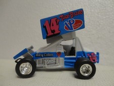Racing Champions LOOSE Sprint Car AZUL E BRANCO com RR #14P Kevin Pylant TACO BRAVO, usado comprar usado  Enviando para Brazil