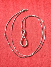 Sterling silver infinity for sale  NEWBURY
