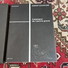 Zadkine catalogue raisonné d'occasion  Albi