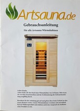 Artsauna infrarotkabine slo gebraucht kaufen  Altenkirchen