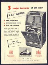 Hmv radiogram vintage for sale  UK