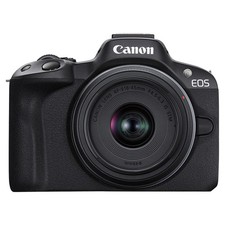 Cámara digital Canon EOS R50 sin espejo con lente RF-S 18-45 mm IS STM negra segunda mano  Embacar hacia Mexico
