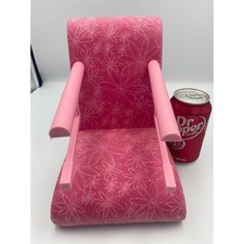 Cadeira de boneca floral rosa infantil estofada braço cadeira decoração quarto infantil comprar usado  Enviando para Brazil