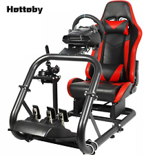 Hottoby Racing Simulator Kokpit z siedziskiem do gier Fit Logitech G923 Thrustmaster na sprzedaż  Wysyłka do Poland
