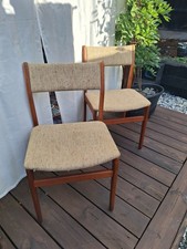 Danish dscan chairs for sale  SLEAFORD