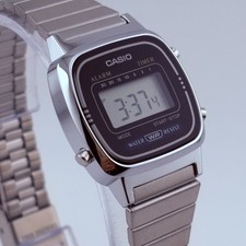 Relógio feminino CASIO LA670W Casio Collection prata 23,9 mm comprar usado Relógio feminino CASIO LA670W Casio Collection prata 23,9 mm comprar usado  Enviando para Brazil