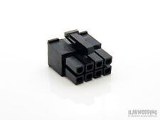 PC 8 pinos EPS (CPU) / 8 pinos conector modular carcaça fêmea - PRETO [1 peça], usado comprar usado  Enviando para Brazil