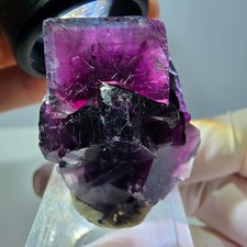 Amostra de cubo de fluorita fantasma, verde roxo Okorusu, Namíbia 37*29*21mm comprar usado Amostra de cubo de fluorita fantasma, verde roxo Okorusu, Namíbia 37*29*21mm comprar usado  Enviando para Brazil