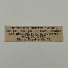 Concrete septic tanks for sale  Hinckley