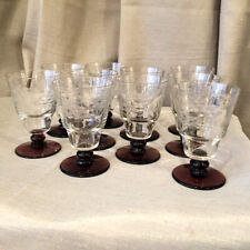 Suite verres pied d'occasion  Plombières-les-Bains