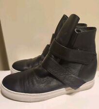 Tênis ALL BLACK Anthropologie preto couro infantil cano alto tamanho 10/40 Ret. US$ 211 comprar usado  Enviando para Brazil