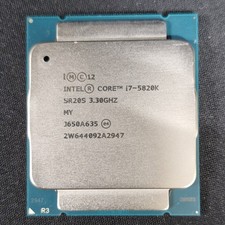 Intel Core i7-5820K SR20S: LGA2011-3 6C/12HT 3.3GHz 3.6Ghz/Turbo 15M/L3 140W/TDP comprar usado Intel Core i7-5820K SR20S: LGA2011-3 6C/12HT 3.3GHz 3.6Ghz/Turbo 15M/L3 140W/TDP comprar usado  Enviando para Brazil