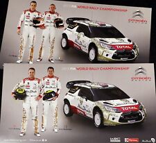 Usado, Cartões postais de rali Citroen DS3 WRC Kris Meeke & Mads Östberg comprar usado  Enviando para Brazil