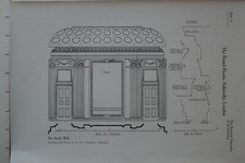 1927 ARQUITETURA IMPRESSÃO SALA DE REUNIÕES ALMIRANTADO LONDRES PAREDE SUL PAKINGTON comprar usado  Enviando para Brazil