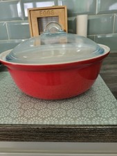 Pyrex red ceramic for sale  BURY