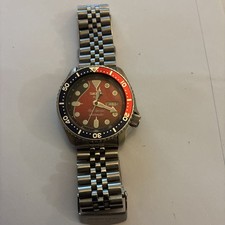 Seiko automatic red for sale  BOURNEMOUTH