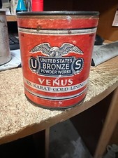 Usado, US BRONZE POWDER WORKS INC--VENUS--XX KARAT FORRO DE OURO-LATA DE UMA LIBRA comprar usado  Enviando para Brazil