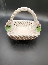 Capodimonte porcelain basket for sale  East Earl