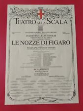 Nozze figaro locandina usato  Italia
