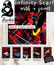 Hooded infinity scarf for sale  WOKING