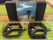 Pedais de bicicleta plataforma pretos RaceFace Aeffect novo na caixa trilha DH comprar usado Pedais de bicicleta plataforma pretos RaceFace Aeffect novo na caixa trilha DH comprar usado  Enviando para Brazil