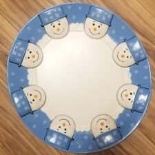 Vintage snowman plate for sale  Foley