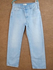 Jeans Madewell Feminino 27 Azul Baixo Pendurado Botão Reto Fly Comércio Justo Denim comprar usado  Enviando para Brazil