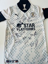 Luton town signed for sale  LEIGHTON BUZZARD