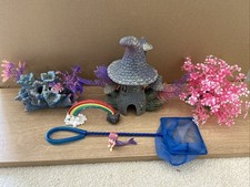 Aquarium decorations castle for sale  COBHAM